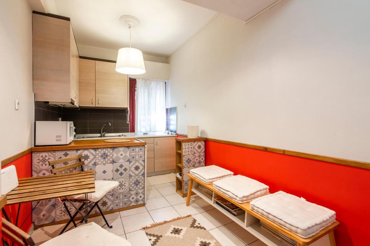 Blue & Red Apartment Athene Buitenkant foto